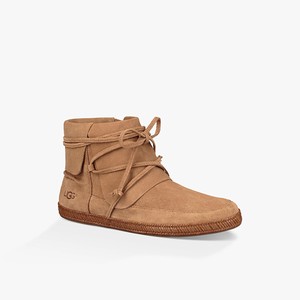 Ugg Reid Moc Mockasiner Dam Bruna (093675FEZ)